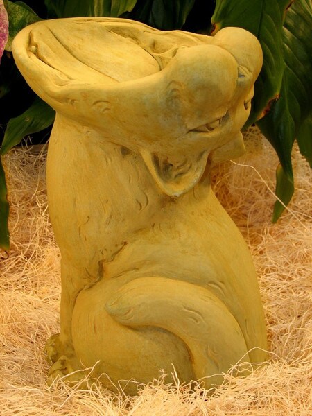 Animals cats and kittens Cat Bird Feeder statue outdoor use decor
